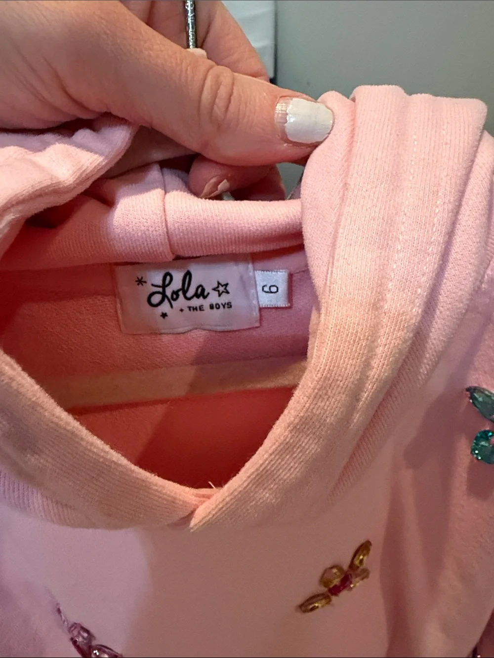 Lola + The Boys soft pink